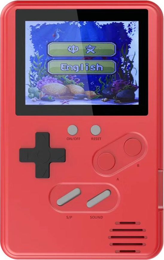 Mini konsola RETRO Wanle HD Display 500 czerwona