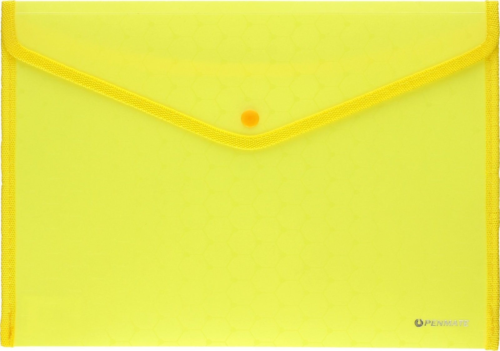 Teka Koperta na zatrzask A4 LUX żółta