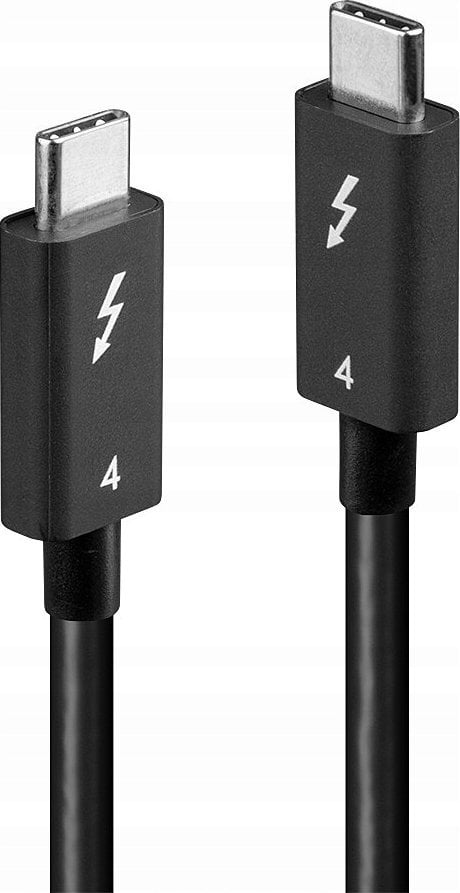 Kabel USB Lindy Thunderbolt - Thunderbolt 1 m Czarny (31120)