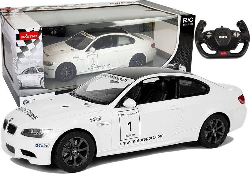 Rastar Auto R/C BMW M3 Rastar 1:14 Biały na Pilota