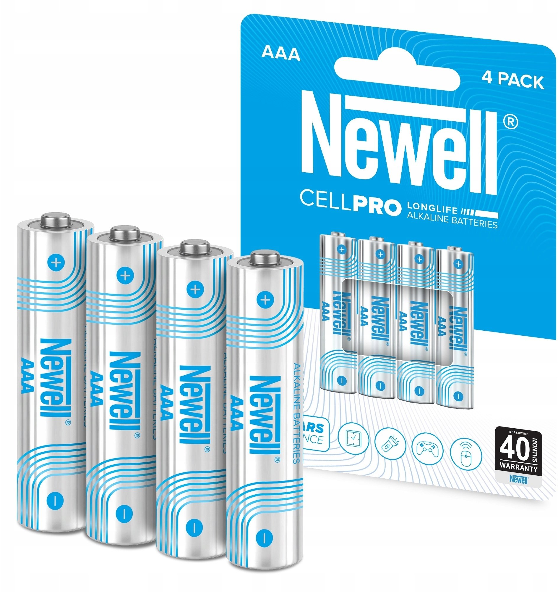 Bateria alkaliczna Newell CellPro AAA 4 szt. blister