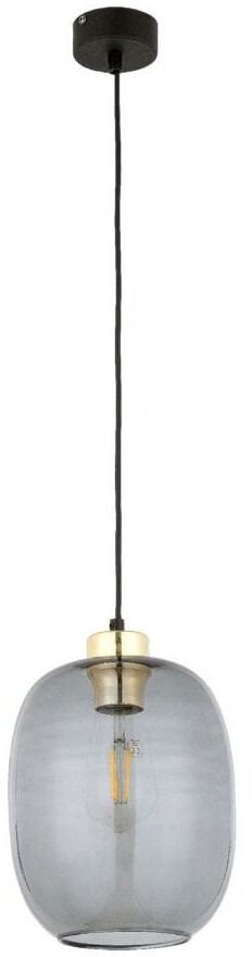 TK Lighting Delta 4839 lampa wisząca zwis 1x15W E27 grafitowa/złota