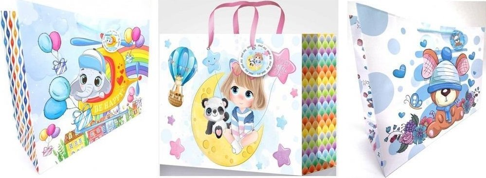 Fresh Torebka ozdobna matowa 45x33x15cm pozioma