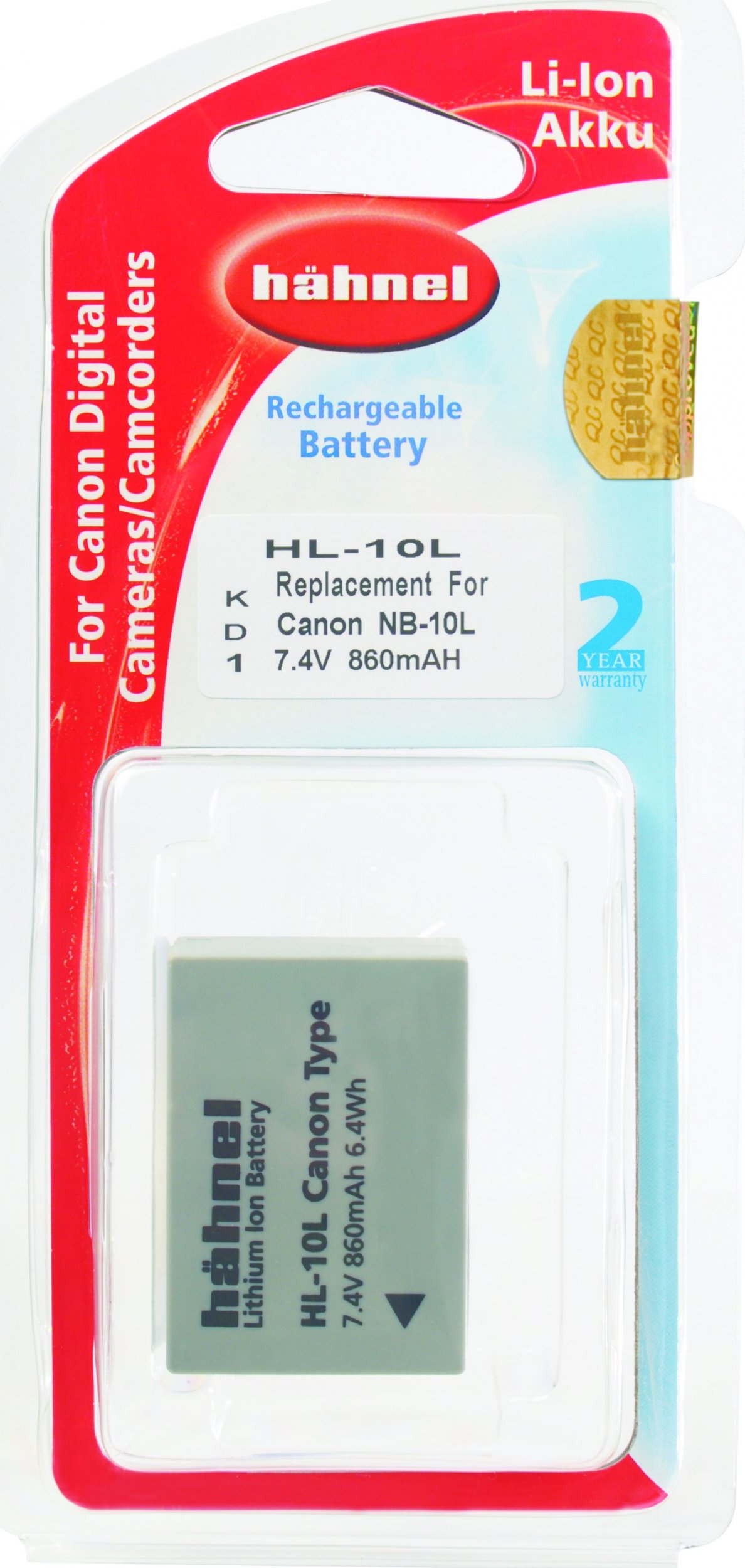 Akumulator Hahnel Hähnel Battery Canon HL-10L