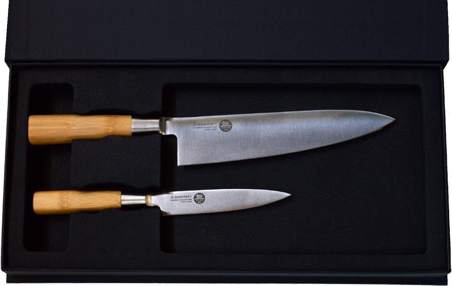 Suncraft Zestaw noży Suncraft MU Bamboo w pudełku ozdobnym: [MU_0402]