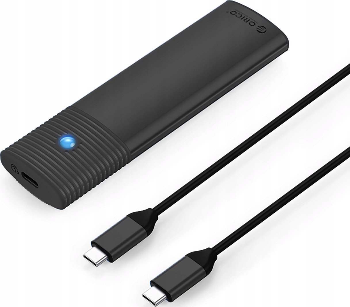 Kieszeń dyskowa M.2 NVME USB-C 10Gbps - czarna