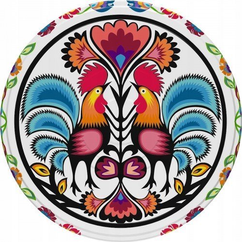 Browin Zakrętka do słoików fi82/6 Folklor 10 szt