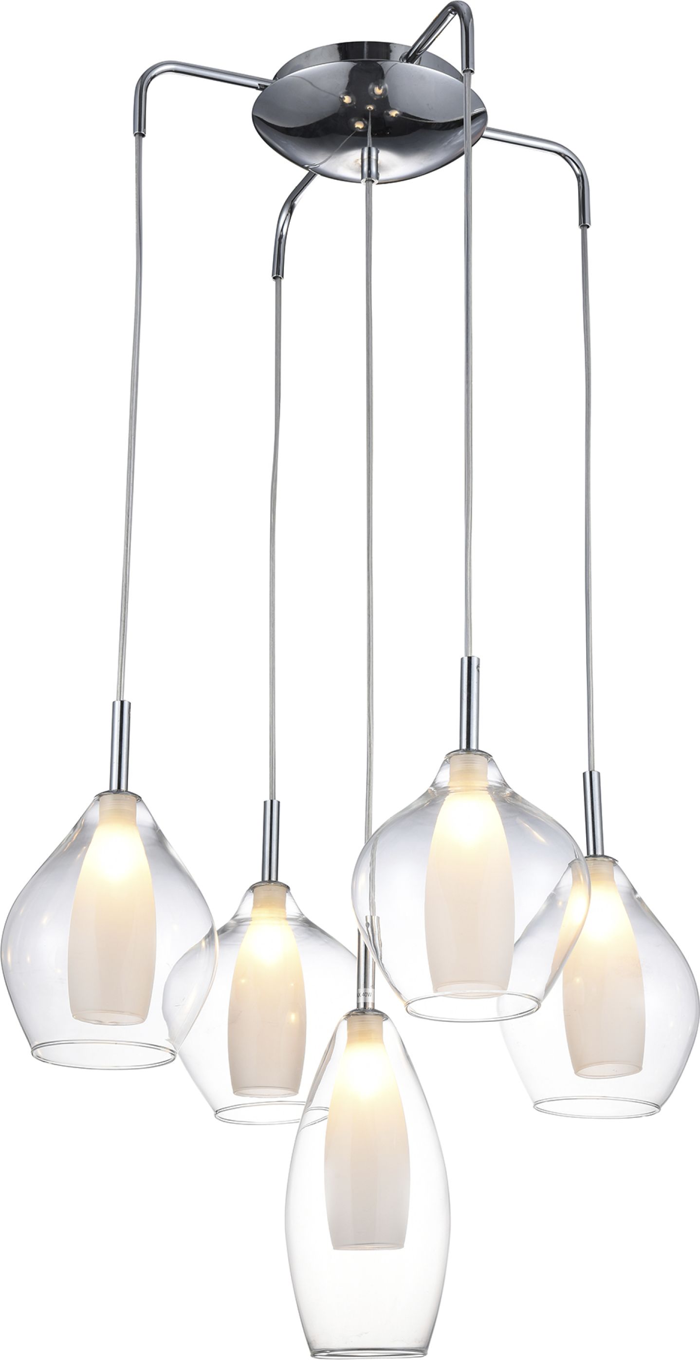 Lampa wisząca Azzardo Amber nowoczesna transparentny (AZ3076)