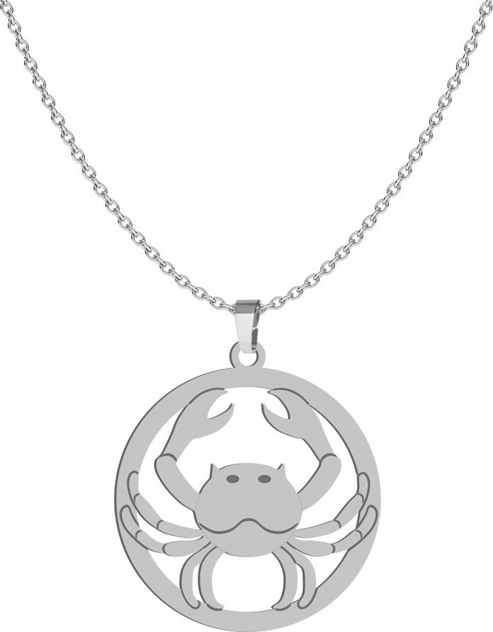 Radziszewska Jewellery Naszyjnik Znak Zodiaku RAK SREBRO GRAWER GRATIS