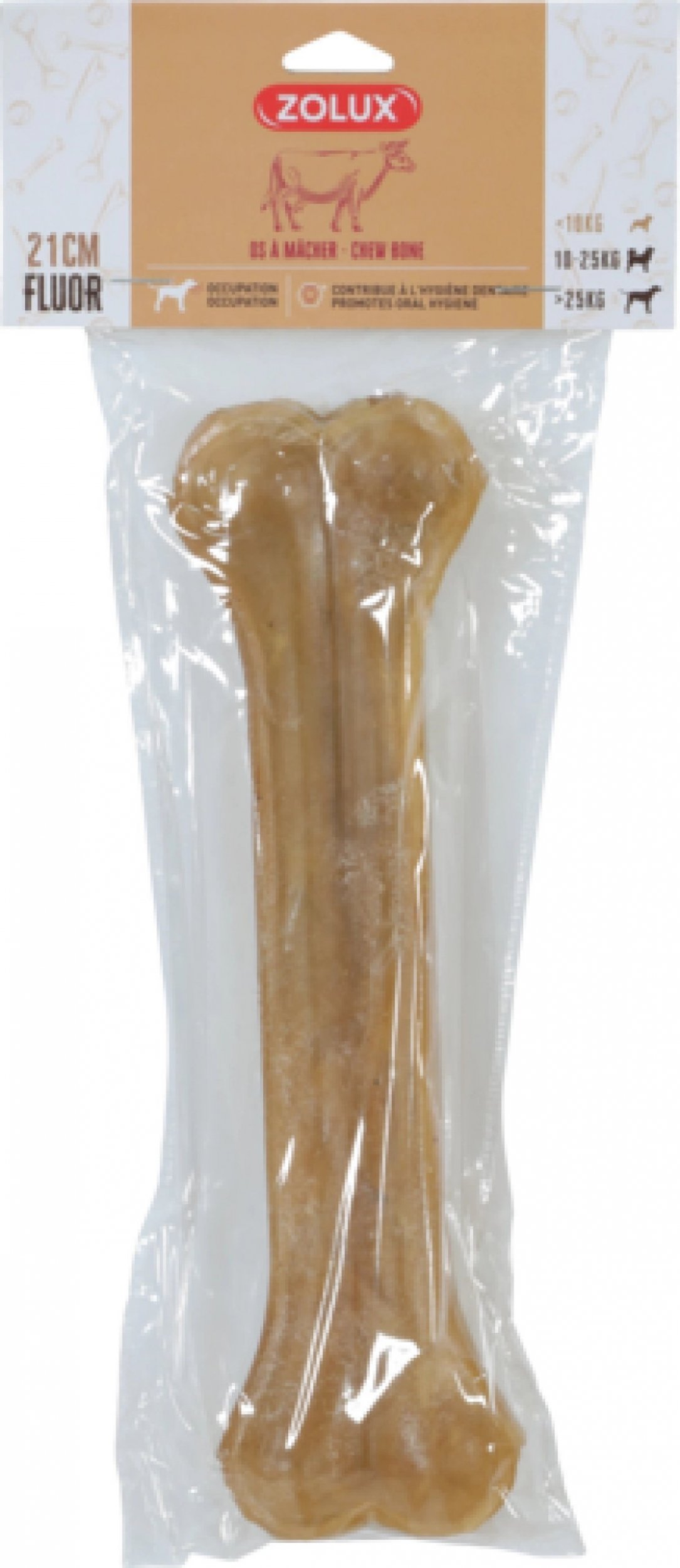Zolux ZOLUX Kość prasowana z fluorem 21 cm