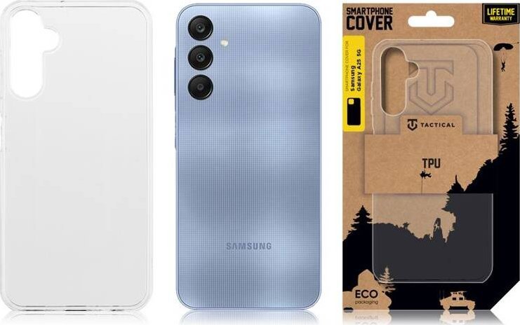 Tactical TPU Cover for Samsung Galaxy A25 5G Transparent standard