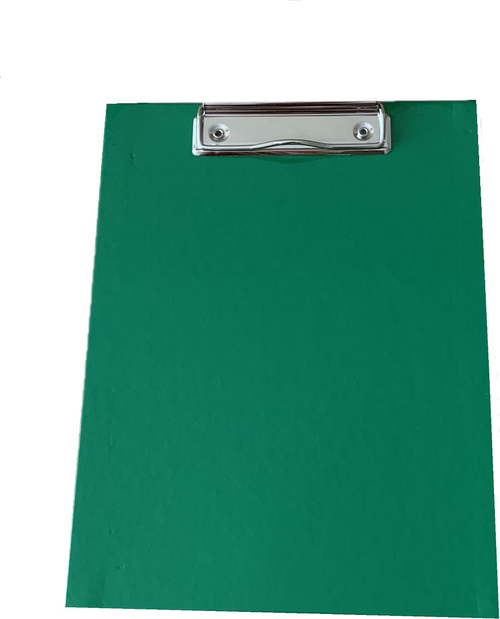ADELANTE Deska z clipem clipboard A5 tekturowa zielona