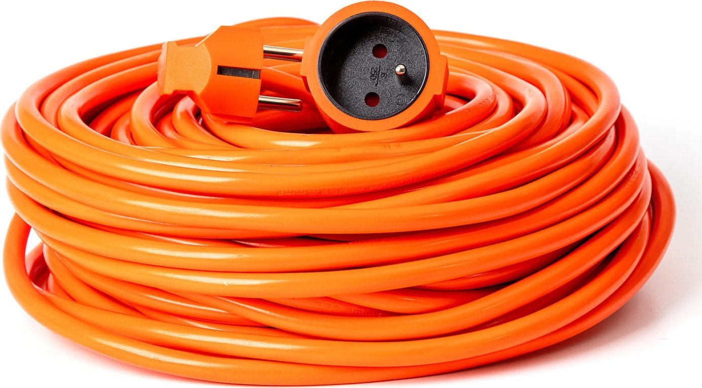Kabel przedłużacz 230V 30m 16A pomarańczowy PLATINET (46089)