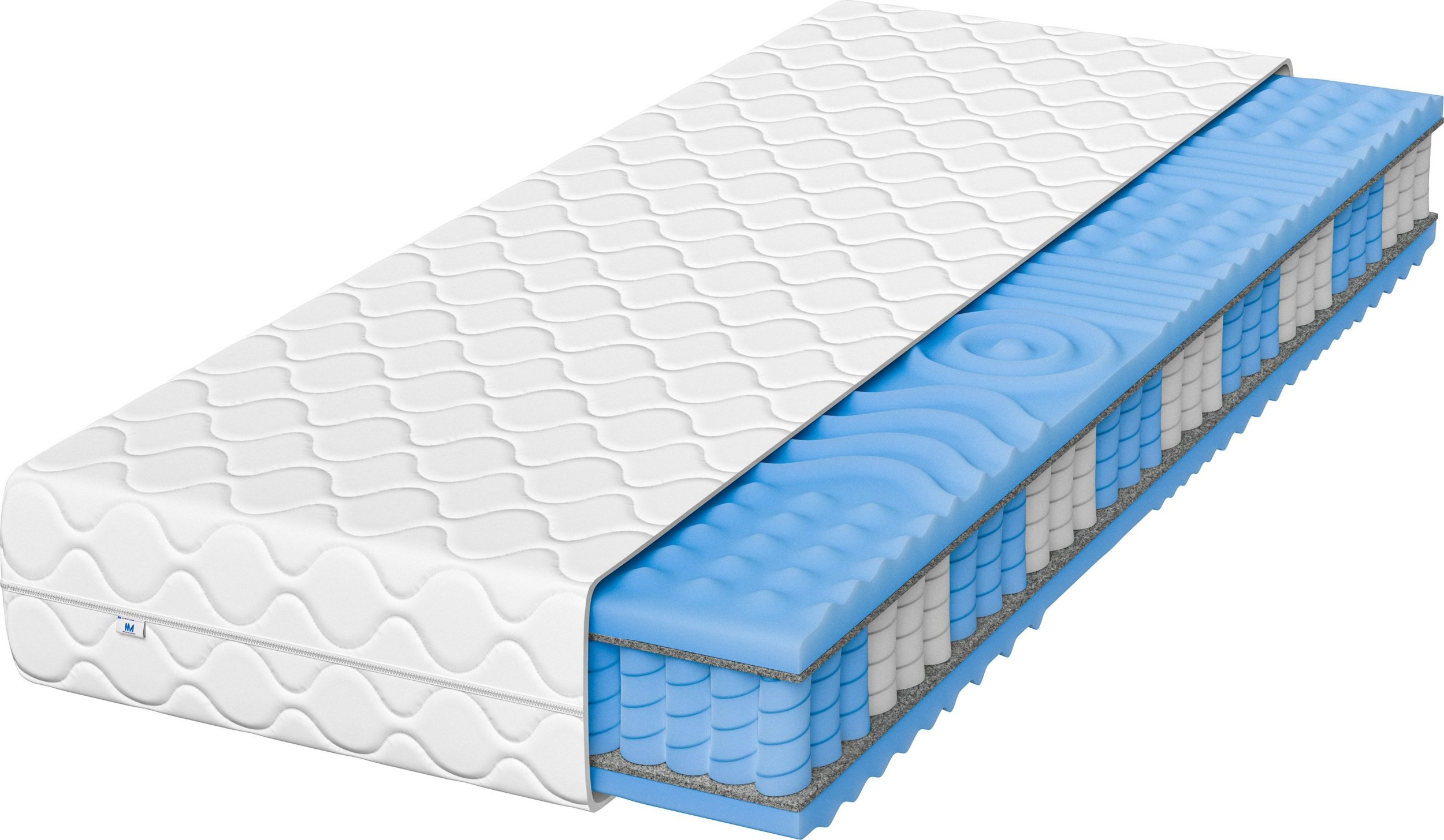 Tompol Materac 80x200 kieszeniowy Hyperelastic Masaż 26 cm z pokrowcem wygodny H3