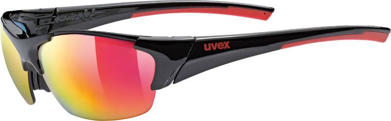 Uvex Okulary Blaze III czarno-czerwone