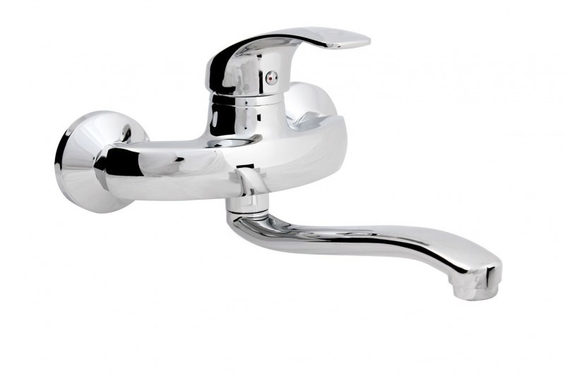 Bateria kuchenna Hydroland Vena ścienna chrom (B324)