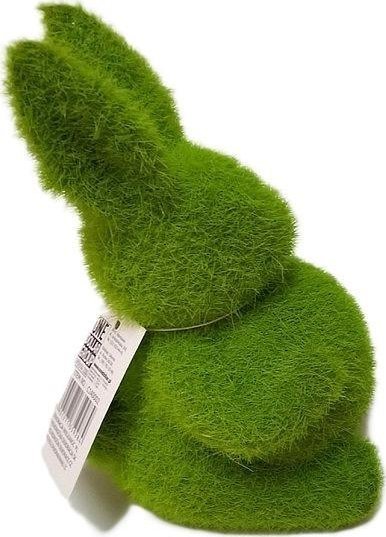 Dekoracja zając z jajkiem 14,5x9x8,5cm