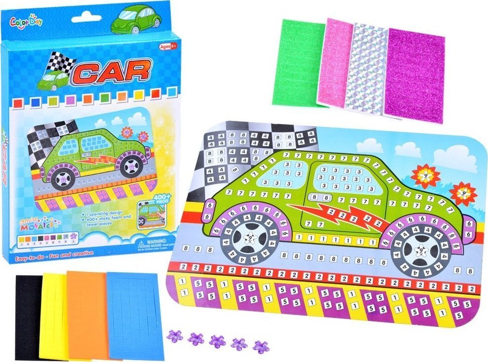 Jokomisiada Mozaika wyklejanka Auto naklejki ZA3275