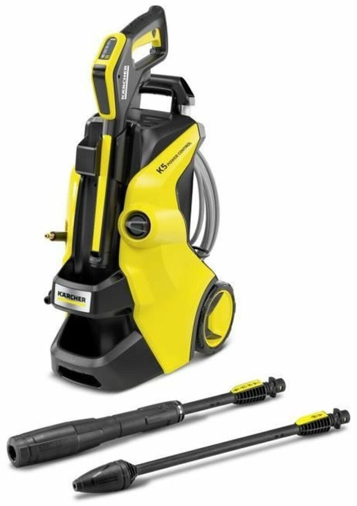 Kärcher high-pressure cleaner K 5 Premium Power Control Flex (yellow/black, with dirt blaster and hose reel)