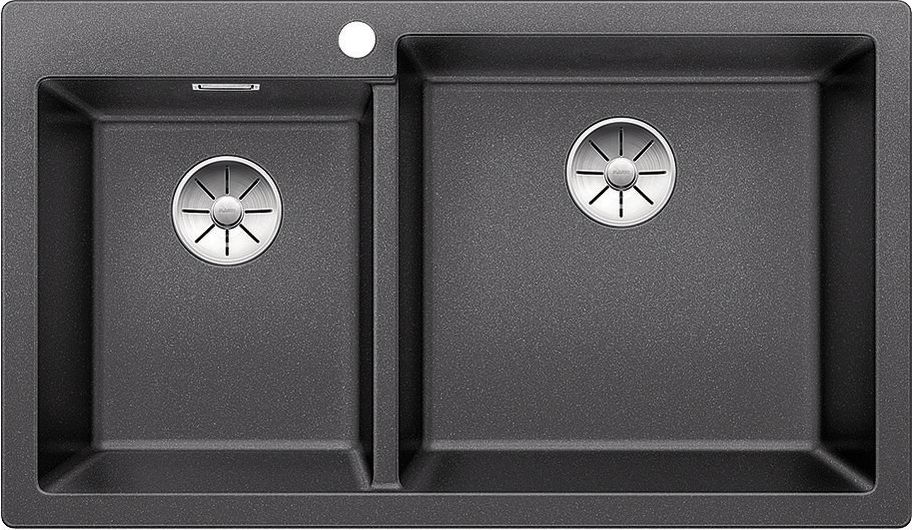 Zlewozmywak Blanco Pleon 9 Silgranit antracyt z korkiem InFino (523057)