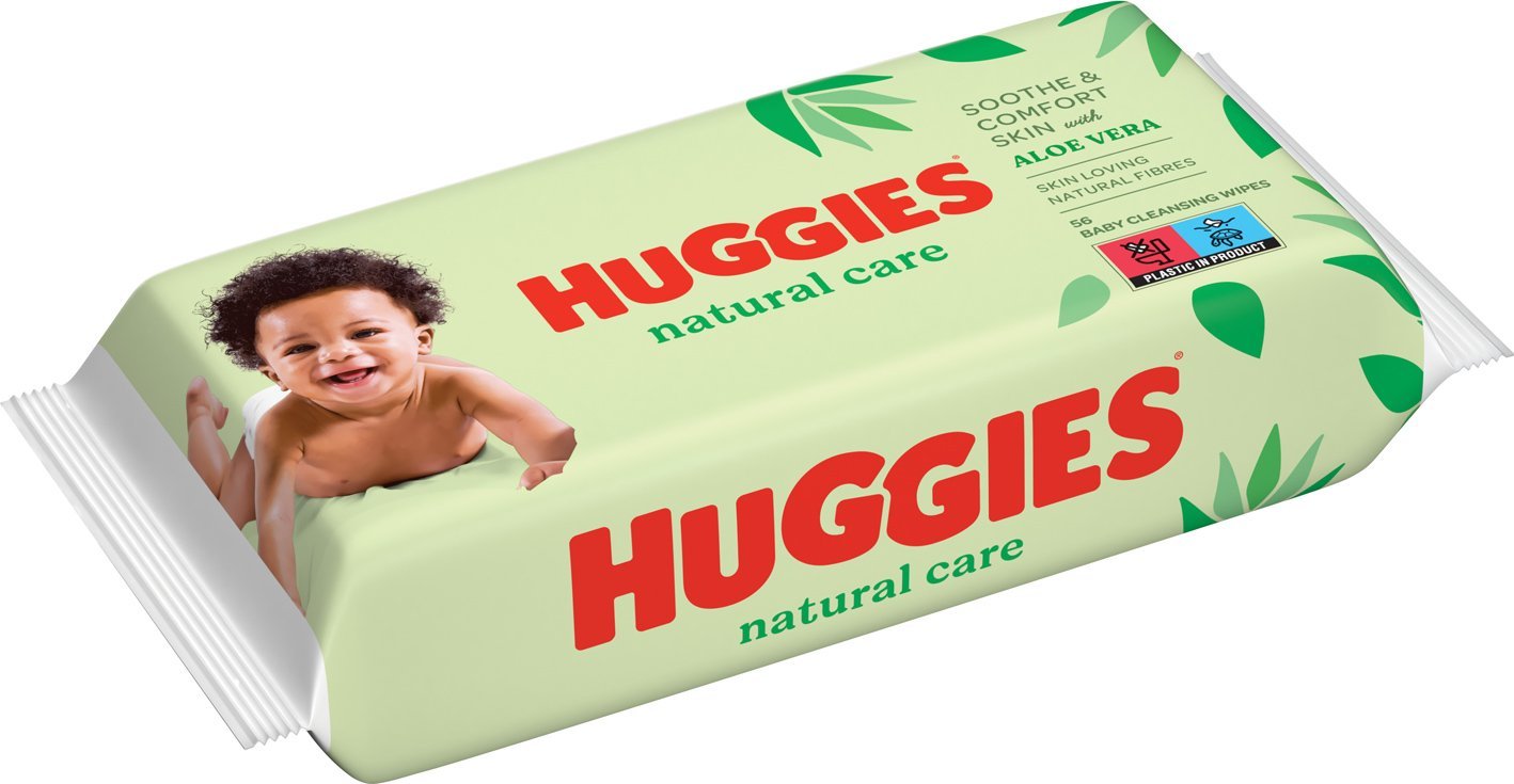 Huggies Natural Care Chusteczki nawilżane 56 szt.