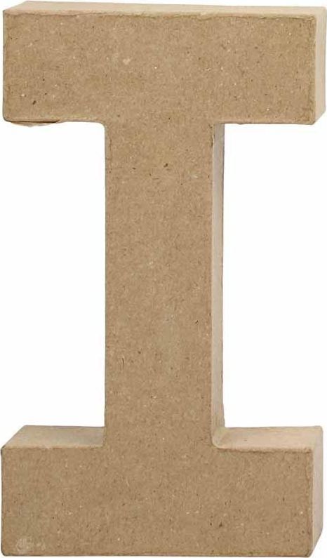 Creativ Company Litera I z papier-mache H: 20,5 cm