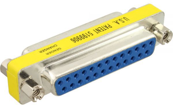 InLine DB-25 - DB-25, Żółty (31124)