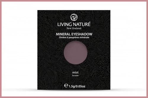Living Nature 100% naturalny cień Mist fioletowy satynowy Living Nature