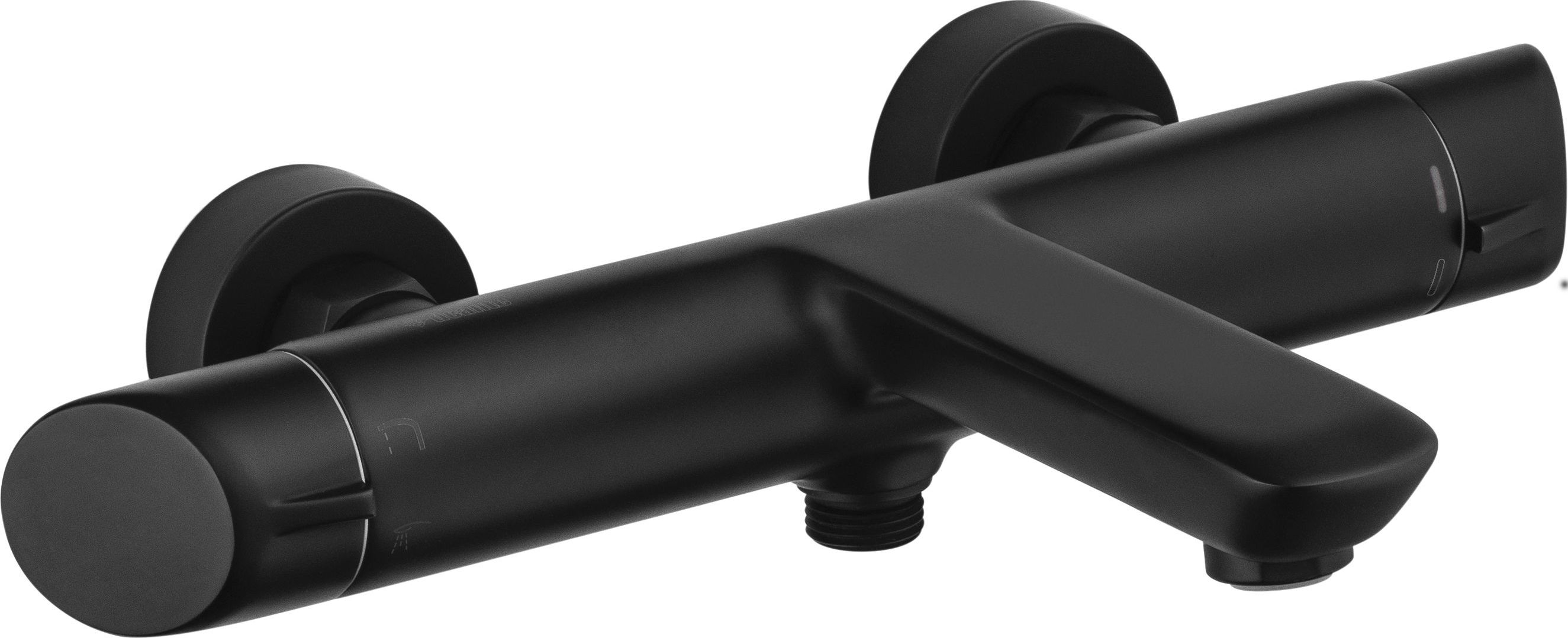 Bateria wannowa Deante Arnika ścienne czarny (BQA_N10M)