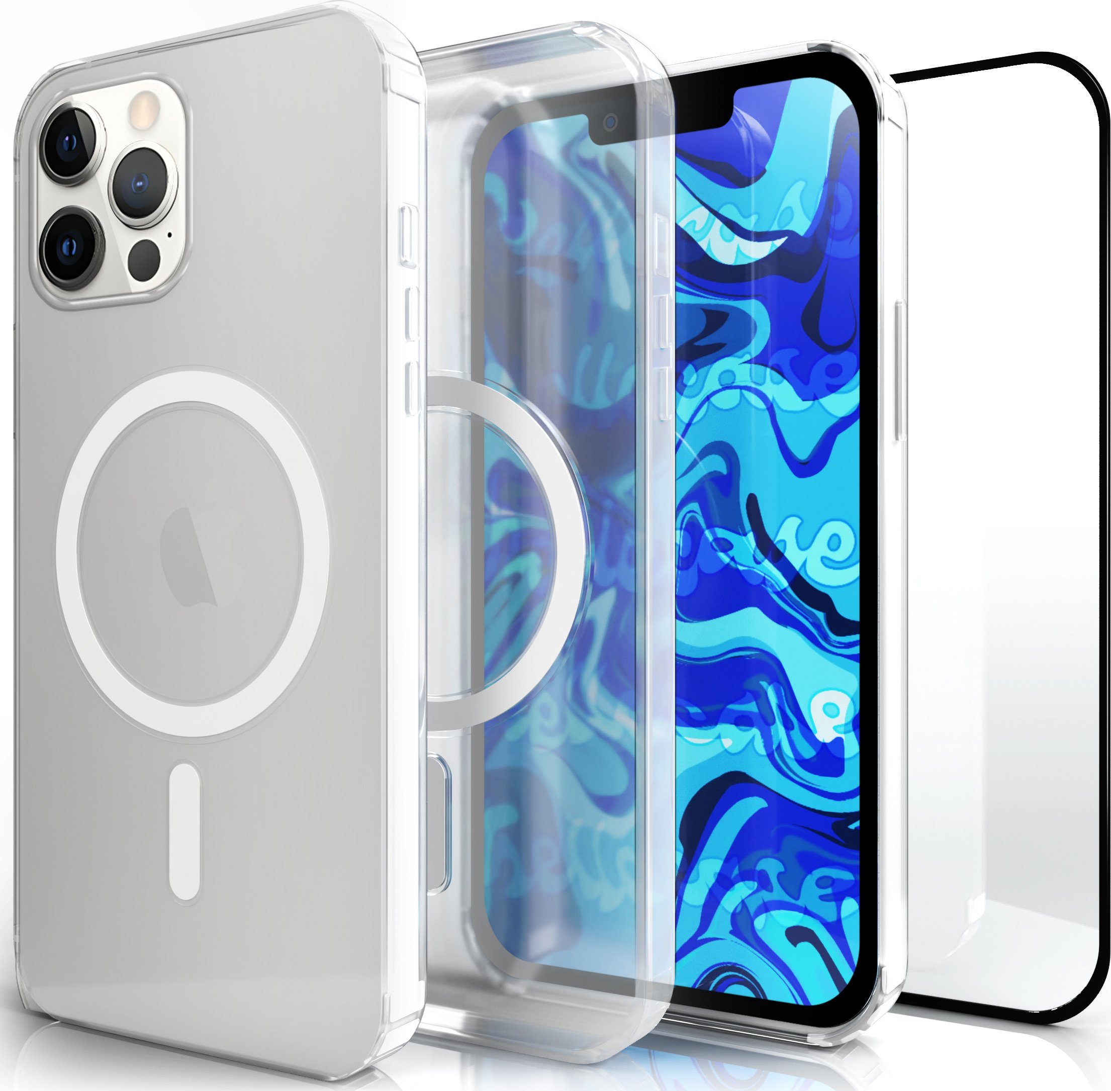 Hello Case Etui magsafe do iPhone 13 PRO MAX | magnetyczne pancerne obudowa SZKŁO 5D