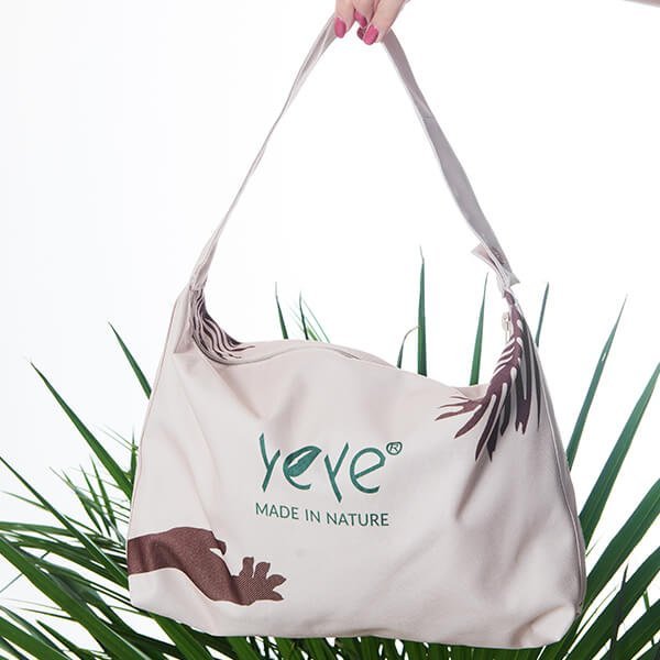 Kosmetyczka wodoodporna LIŚĆ na zamek YEYE Made in Nature Duża