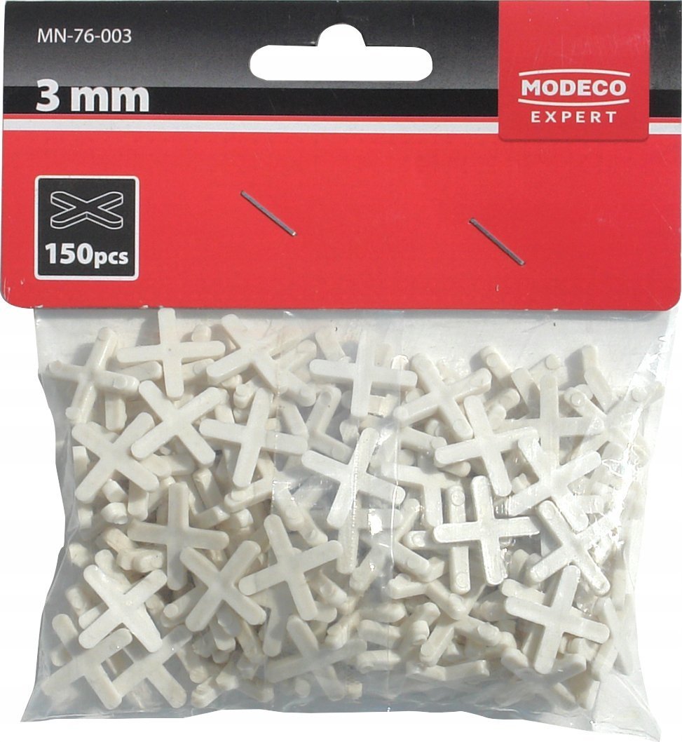 EXPERT KRZYŻYKI DYSTANSOWE DO GLAZURY 3.0 MM 150 SZT CLIP-STRIP [EXPERT] - 1op