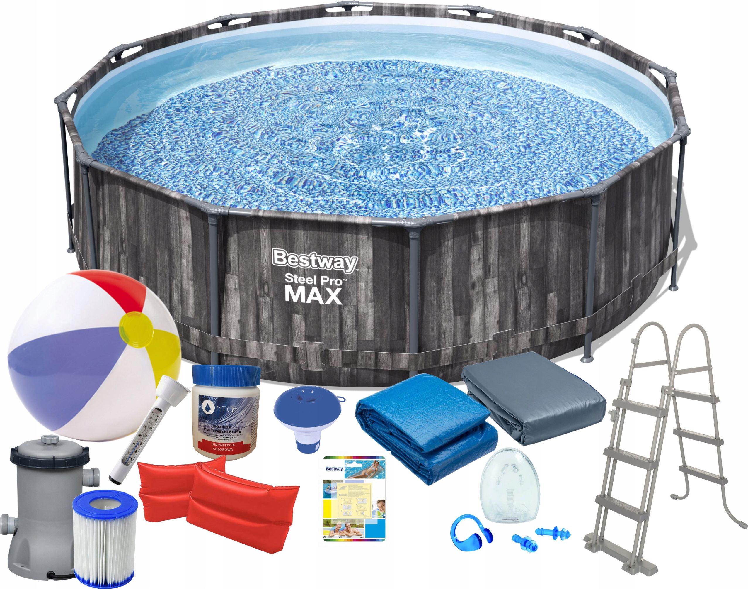 Bestway Basen stelażowy Steel Pro Max 366cm 16w1 (5614X)