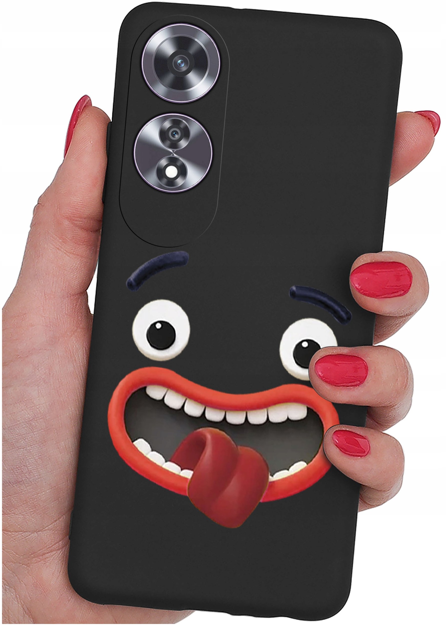 Etui do Oppo A60 4G WZORY |SILIKONOWE MATT CASE + SZKŁO 9H