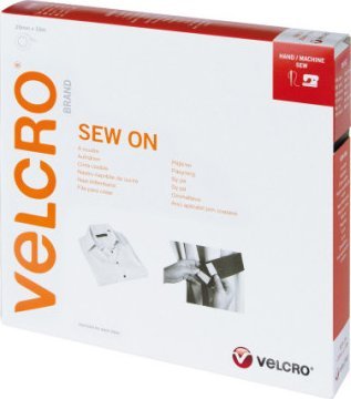 Velcro VELCRO rzep z haczykami i pętelkami do szycia 20 mm x 10 m beżowy