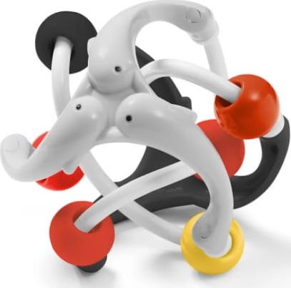 BabyOno Grzechotka edukacyjna Dolphin's Sphere czarno-biały Baby Ono