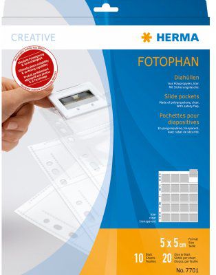 Herma Etykiety filmowe do małego formatu slajdów jasne/matowe (7698)