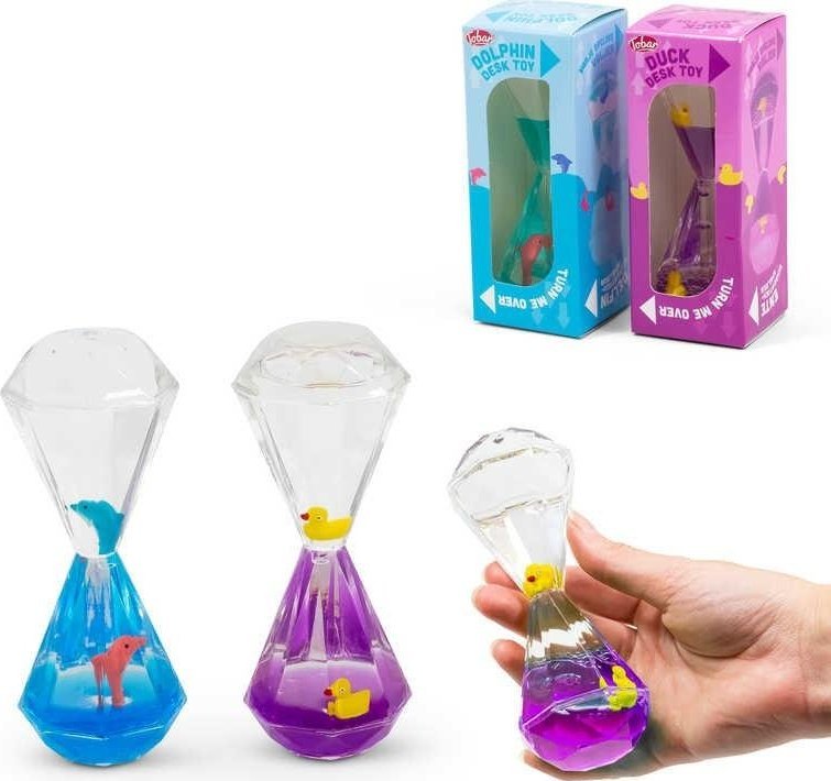 Klepsydra z delfinkami lub kaczką MIX