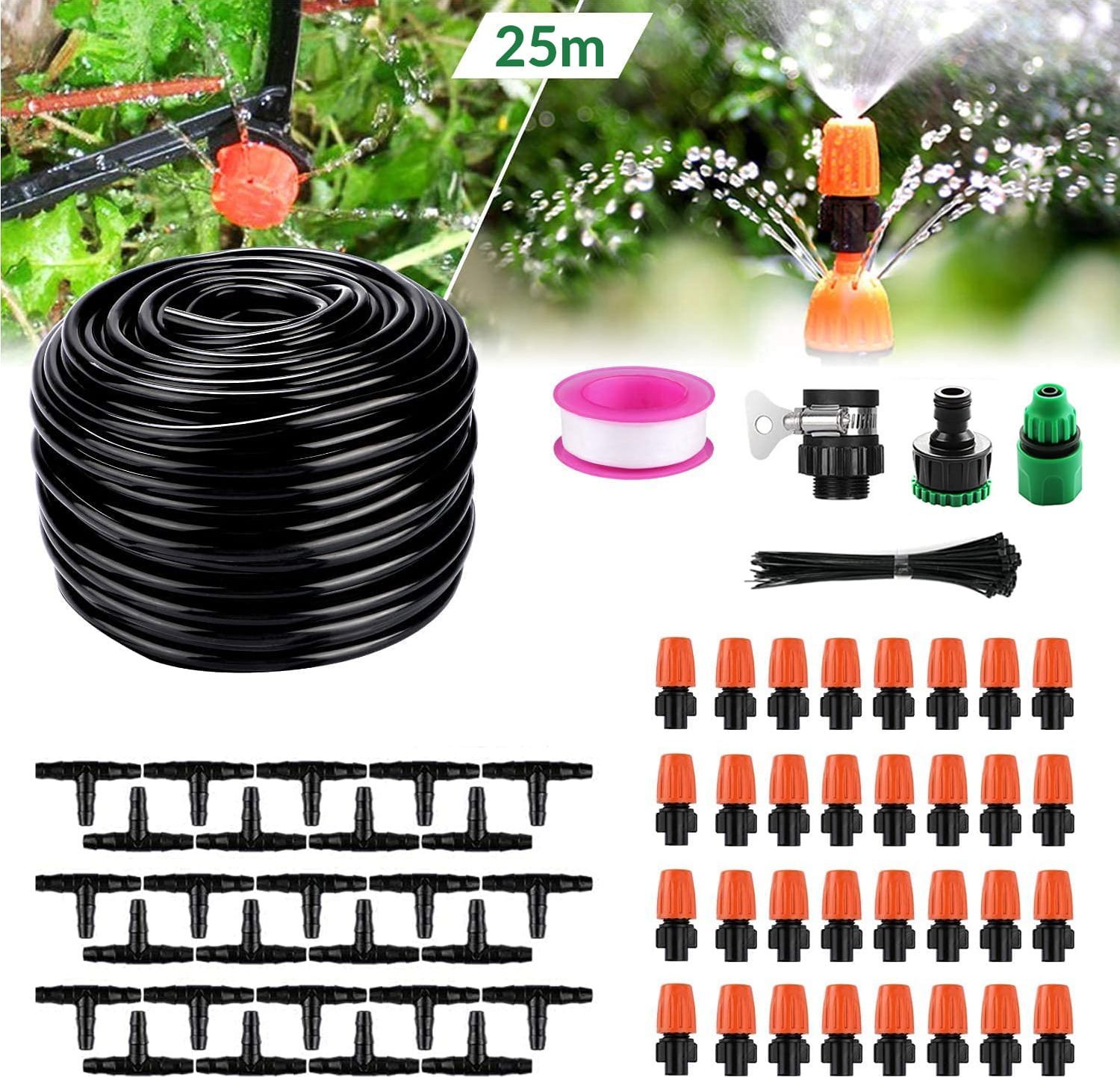 ZOLTA Kurtyna wodna 25m + adapter z szybkozłączką reduktor do węża