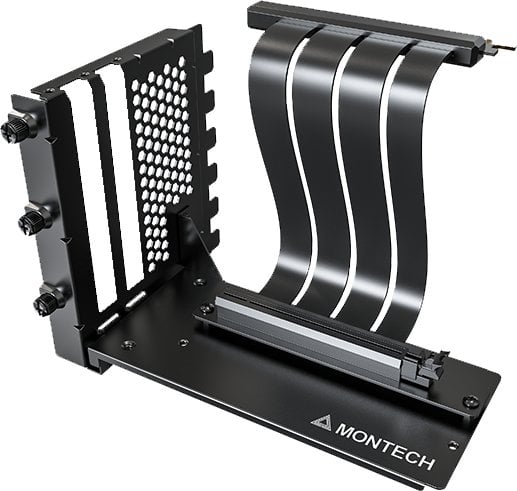 Vertikales GPU Mounting Kit, PCIe 4.0 Riser-Kabel(schwarz, 20cm)