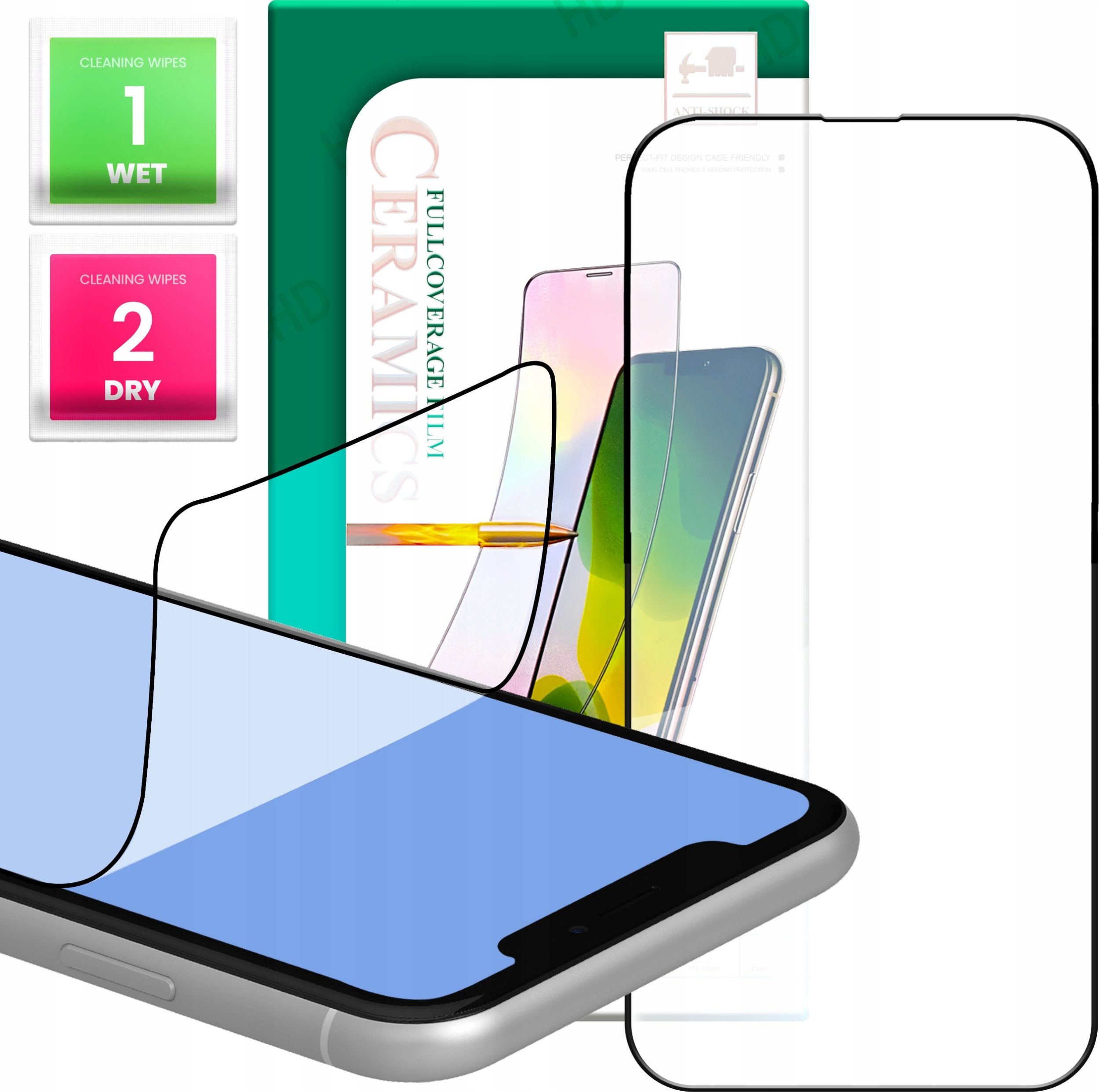 Hello Case Szkło Hybrydowe do Motorola Moto G30 (szybka 9H, pełne 5D, ochronne)