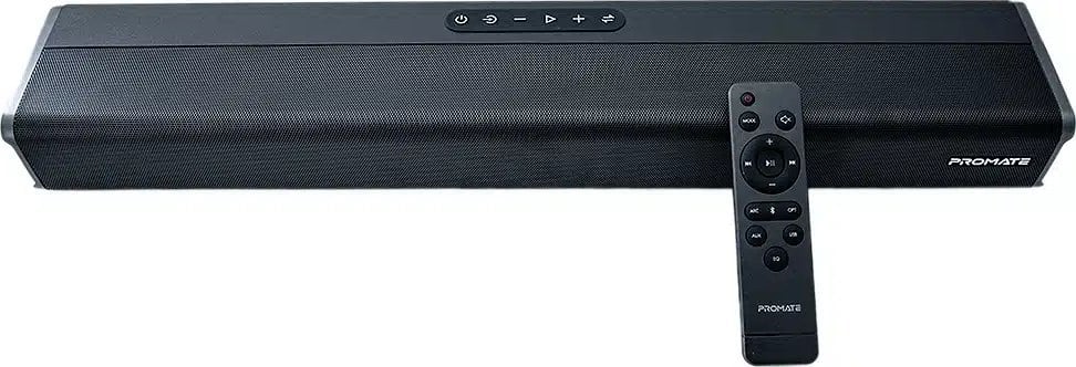 Promate CastBar60 Ultra-Slim SoundBar with Subwoofer 60W
