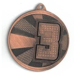 Victoria Sport Medal brązowy stalowy - Biegi z grawerowaniem na laminacie