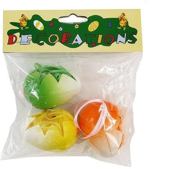 Pisanki z kurczaczkami w środku 3szt