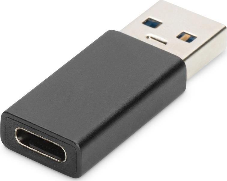 Adapter USB Digitus USB-C - USB Czarny (AK-300524-000-S)