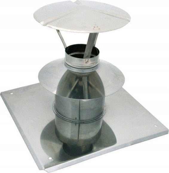 SpiroFlex 60/100 TURBO WYWIEWKA Z PŁYTĄ DACHOWĄ //RSK.SX-TDNV60/100WPD