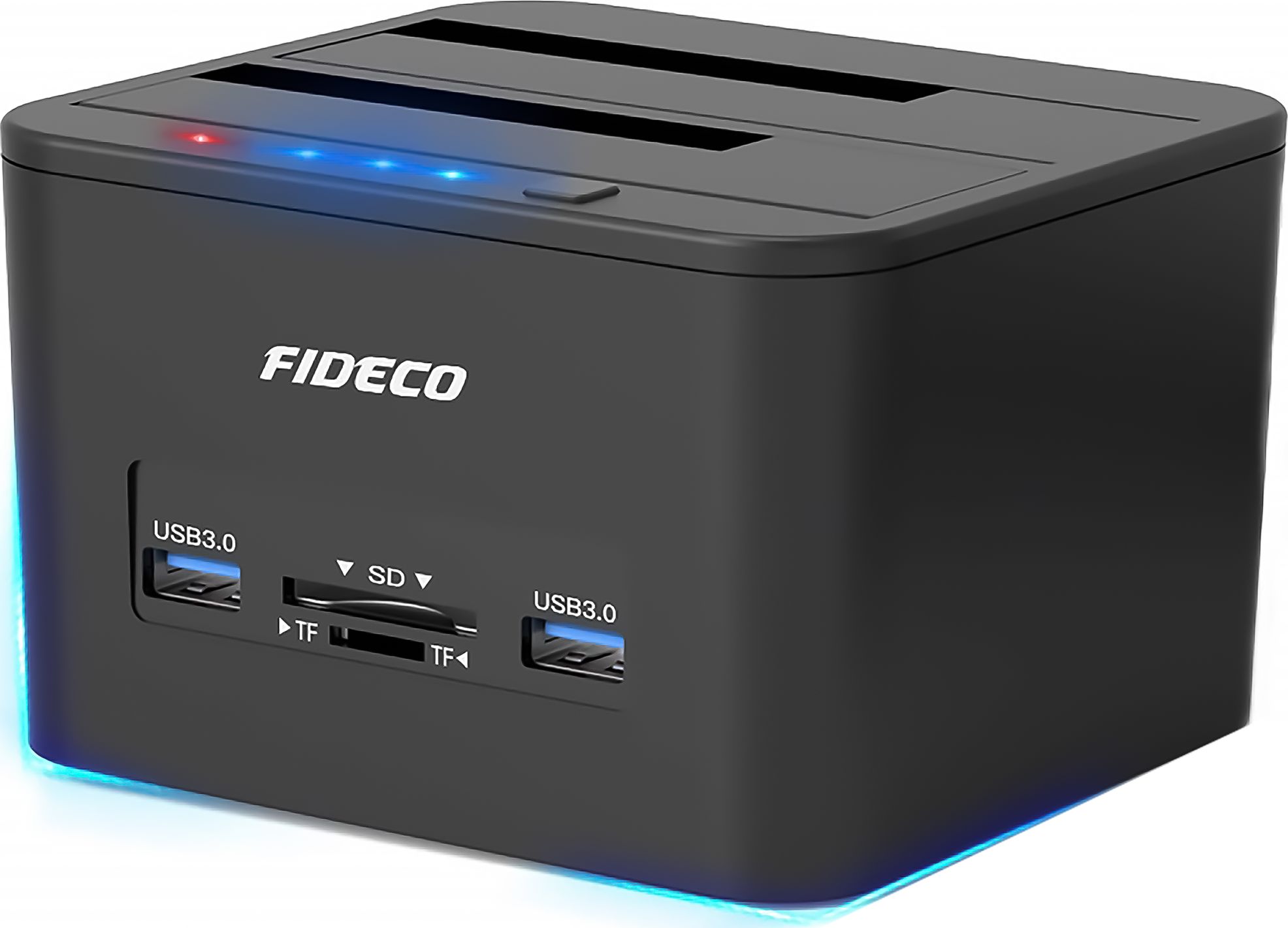 Stacja dokująca Fideco 2x 2.5"/3.5" SATA - USB 3.2 Gen 1 (YPZ04-S2HC)