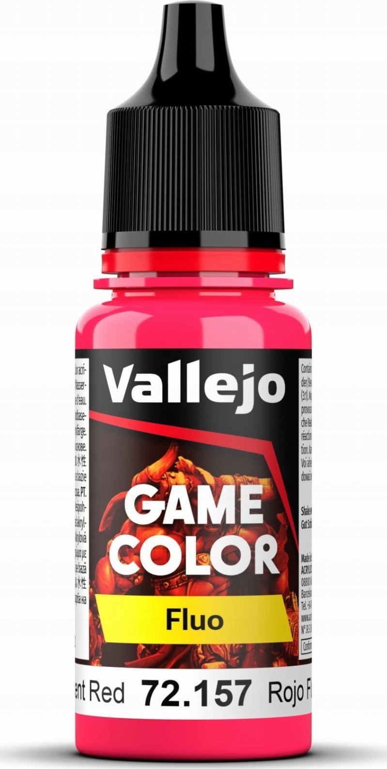 Vallejo Vallejo: 72.157 - Game Color - Fluo - Red (18 ml)