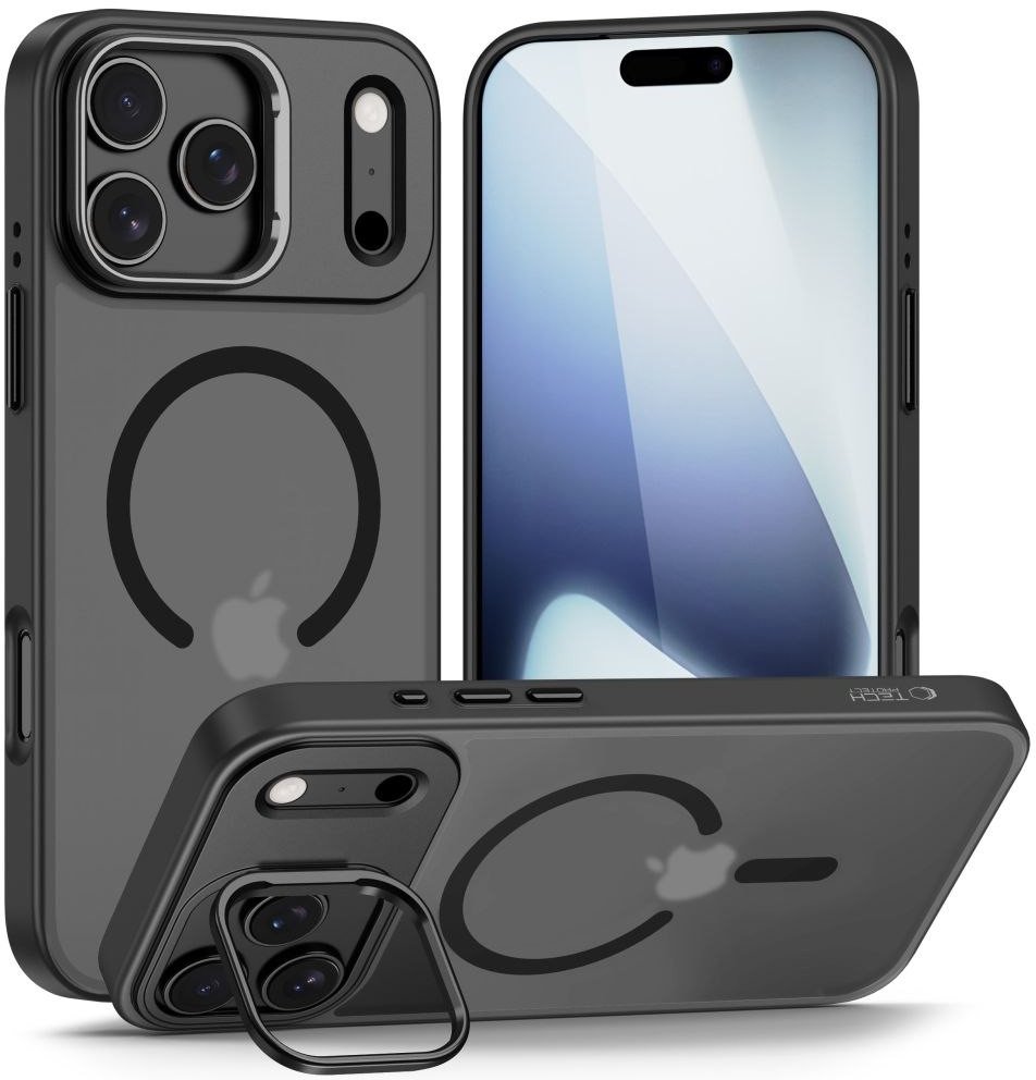 Etui Tech-Protect Magstand MagSafe do Apple iPhone 17 Pro Matte Black
