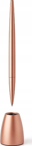 Lexon Scribalu Ballpoint pen with rose gold/soft gold base LS64P1